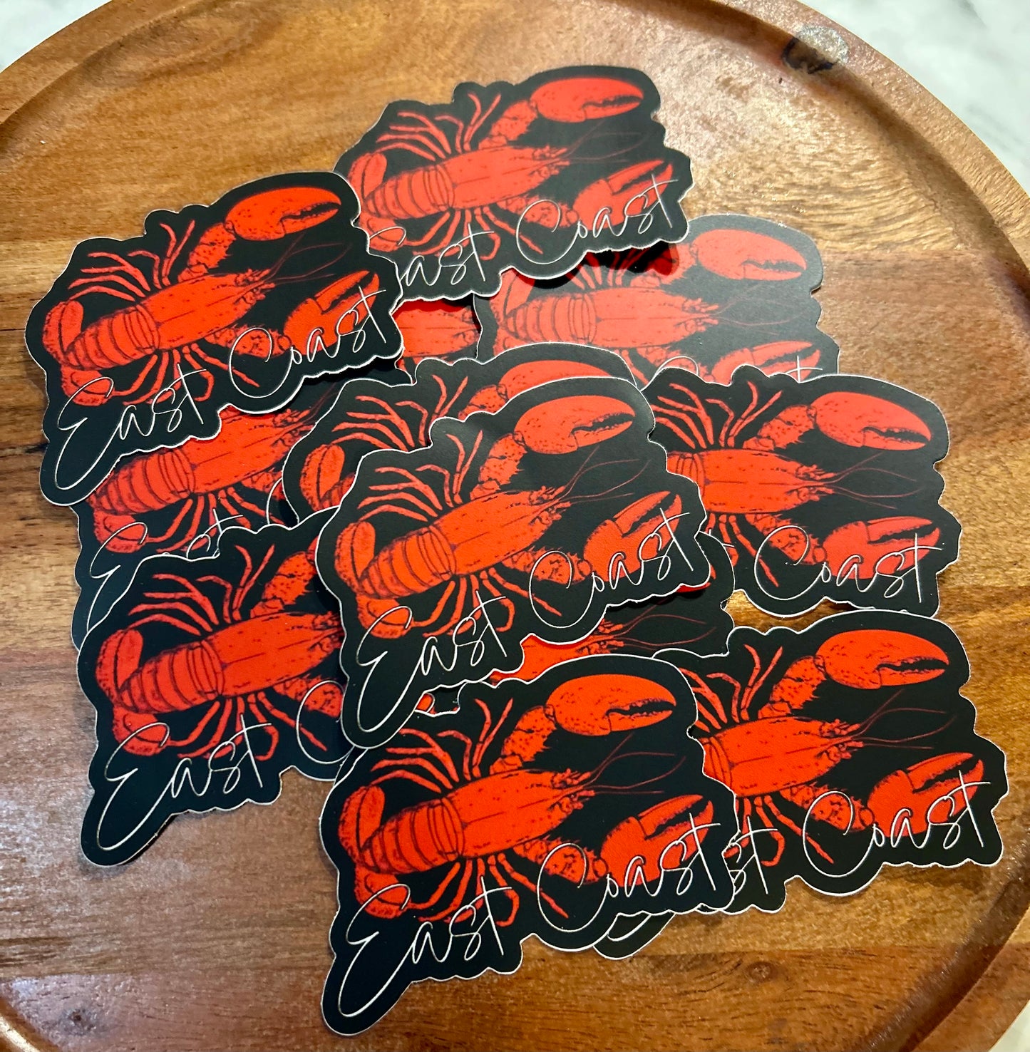 East Coast Lobster sticker • black