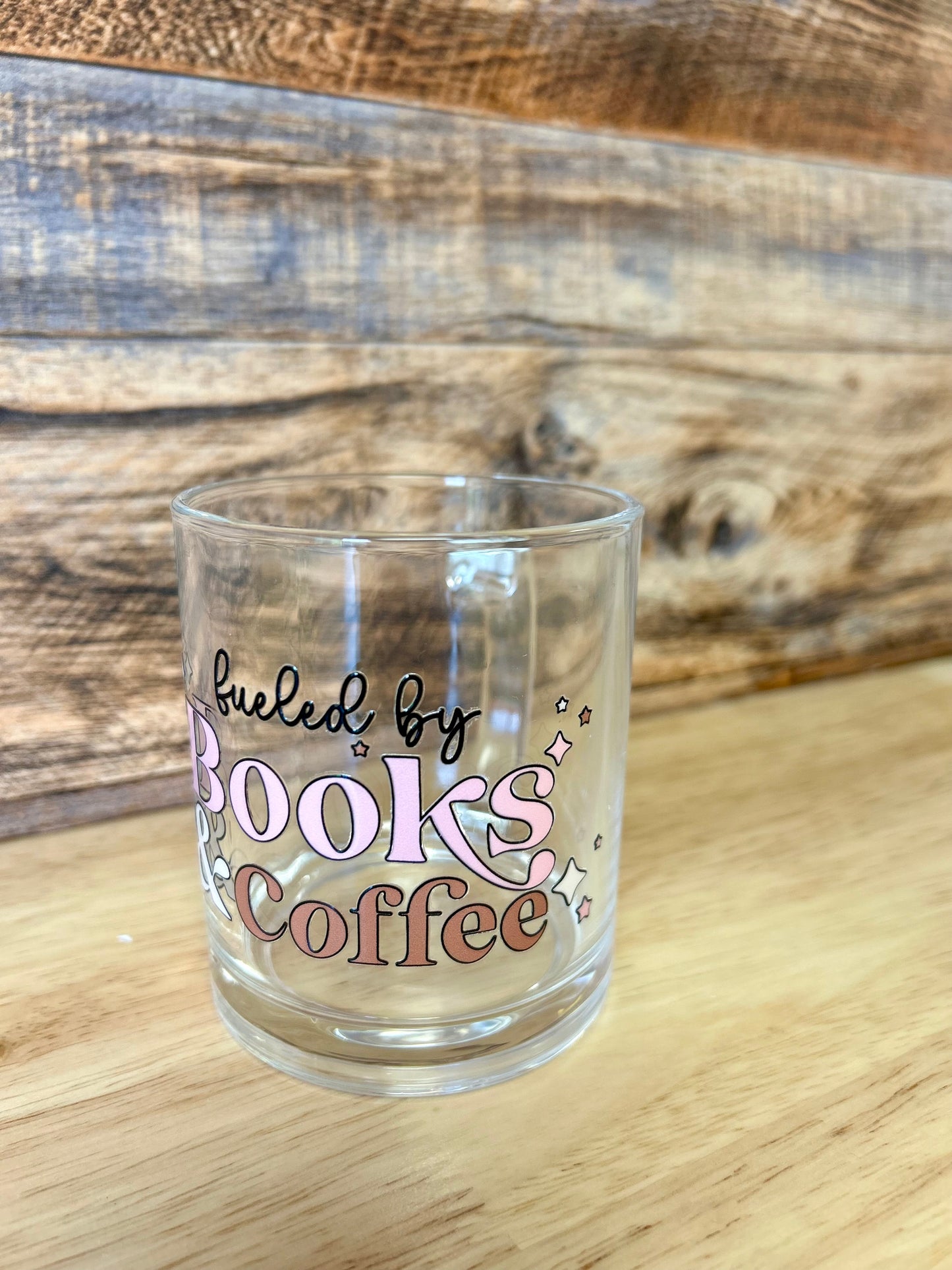 Coffee & Books Glass coffee mugs