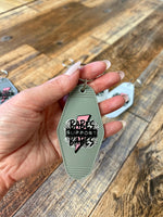 Babes support babes keychain