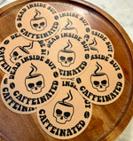 Dead Inside Sticker • tan