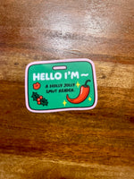 Hello I’m a Holly Jolly Smut Reader sticker