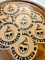 Dead Inside Sticker • tan