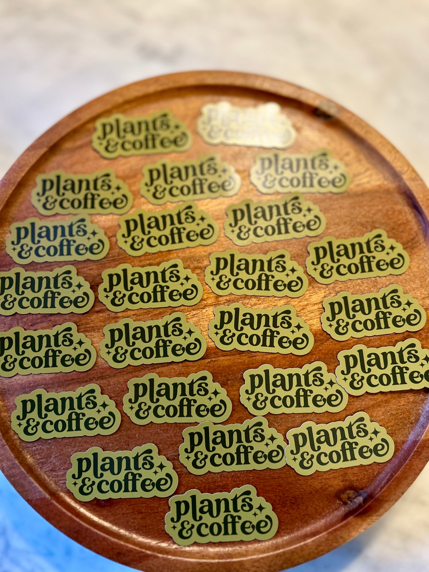 Plants & Coffee Magnet • green