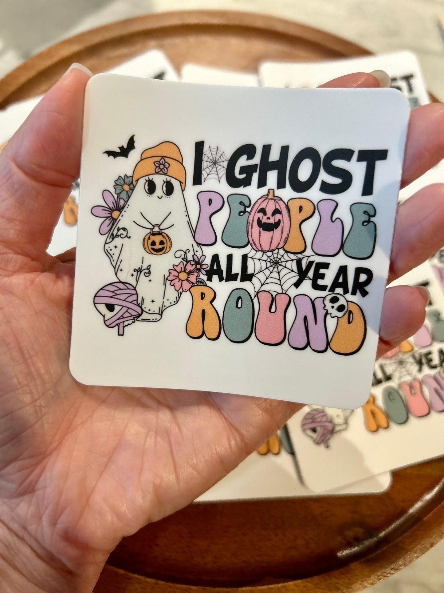 I ghost people sticker