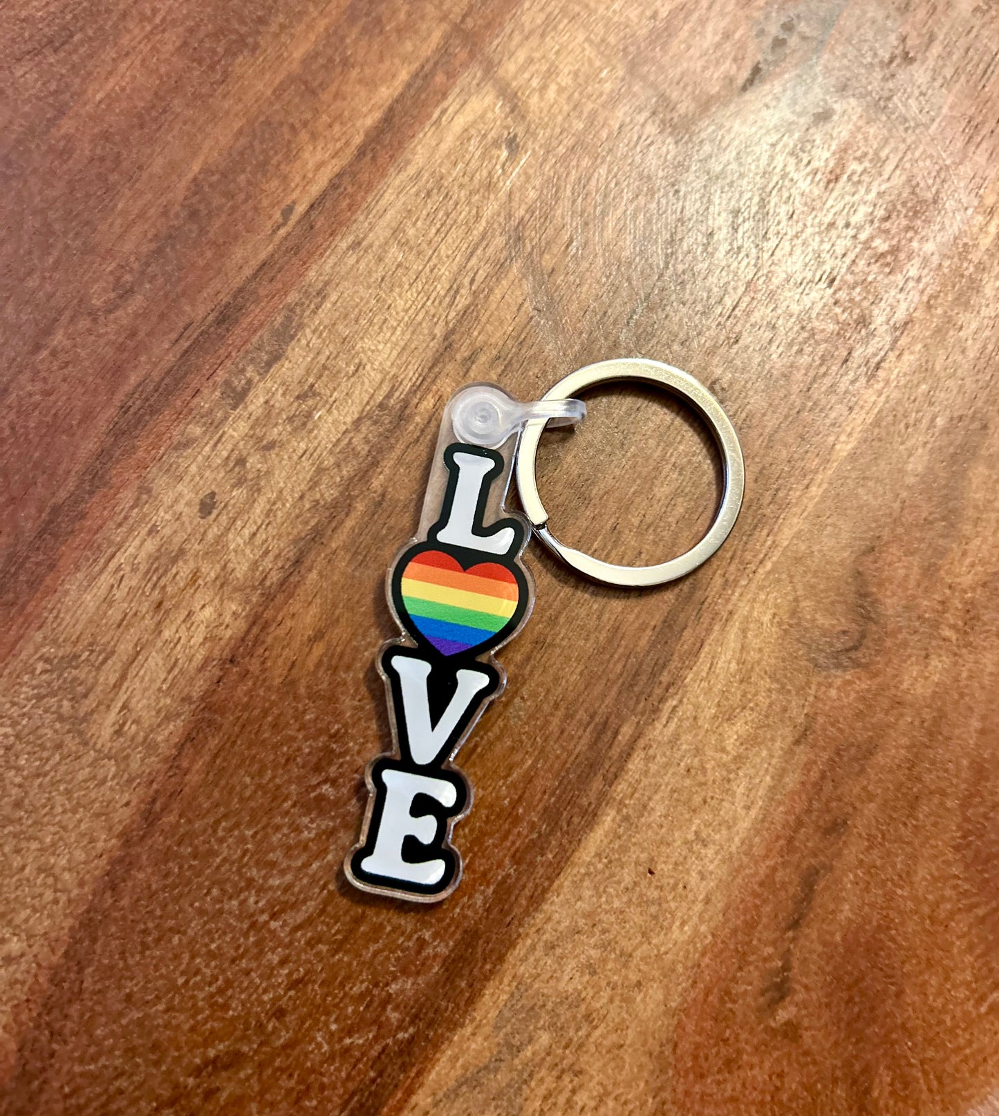 Pride Love keychain