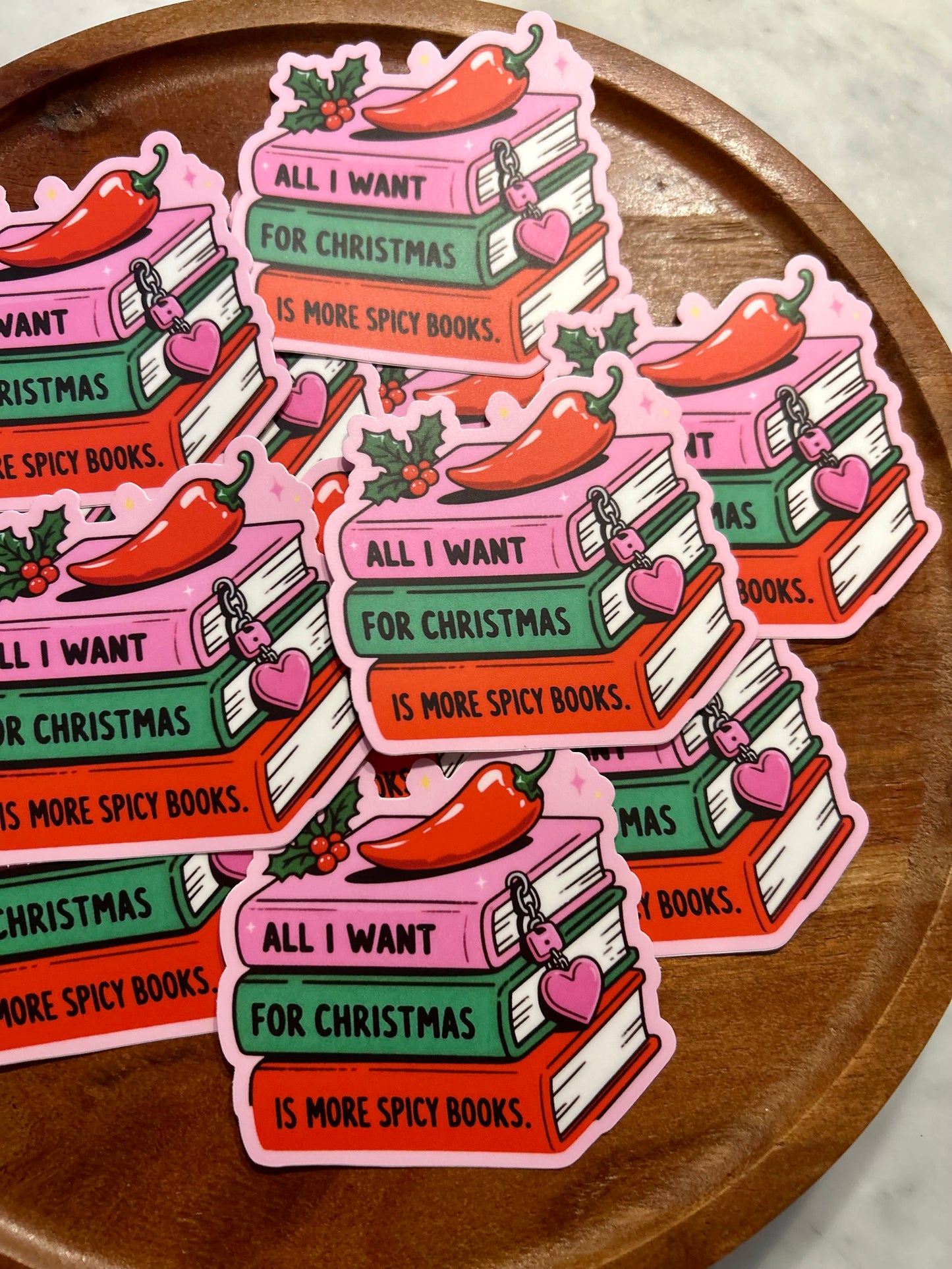 All I want for Christmas is more spicy books sticker