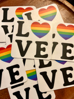 Pride Bold Love sticker