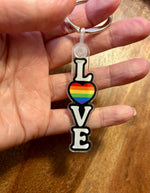 Pride Love keychain