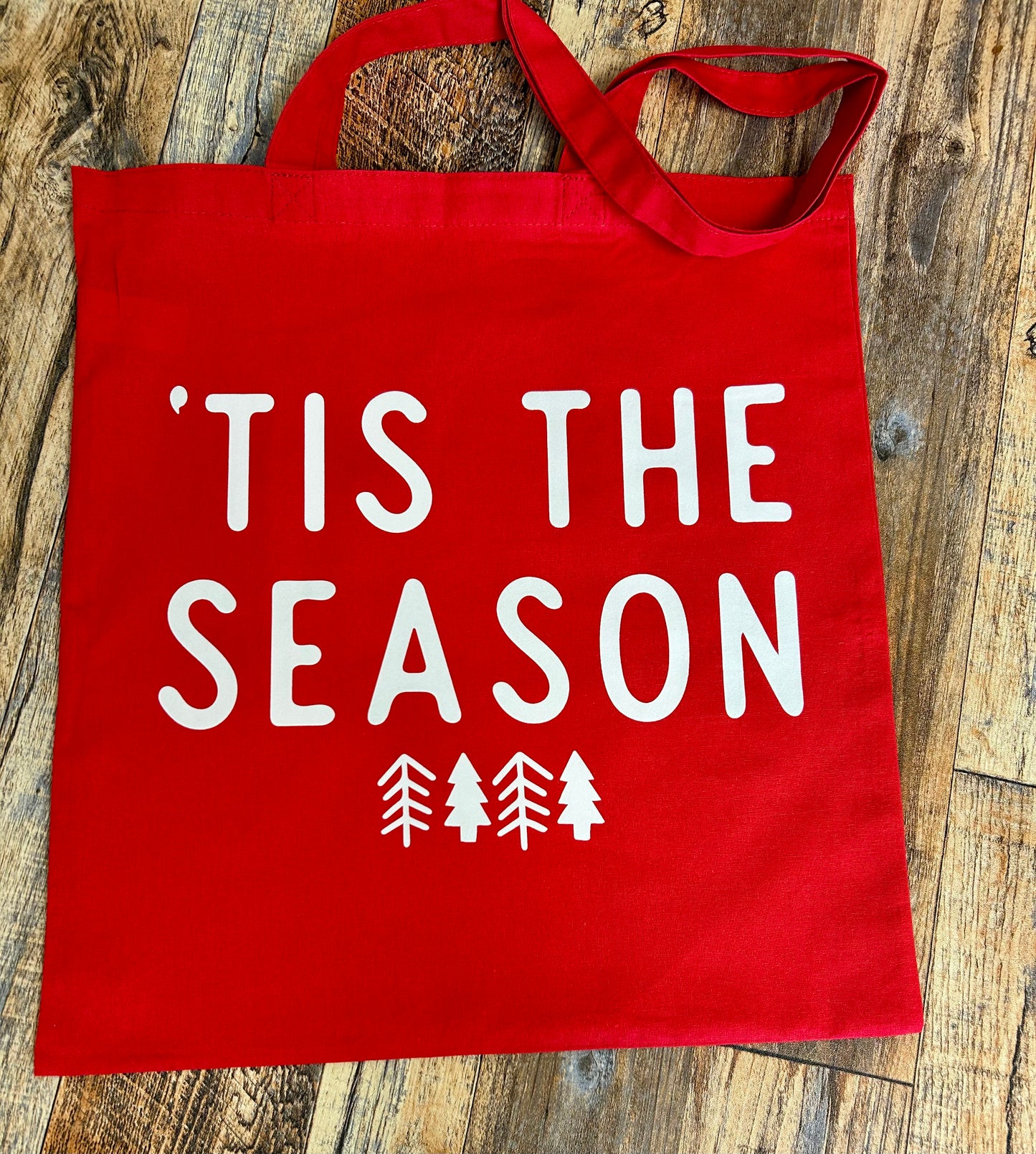 ‘Tis the season Red Tote Bag