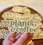 Plants & Coffee Sticker • sage
