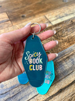 Spicy book club keychain