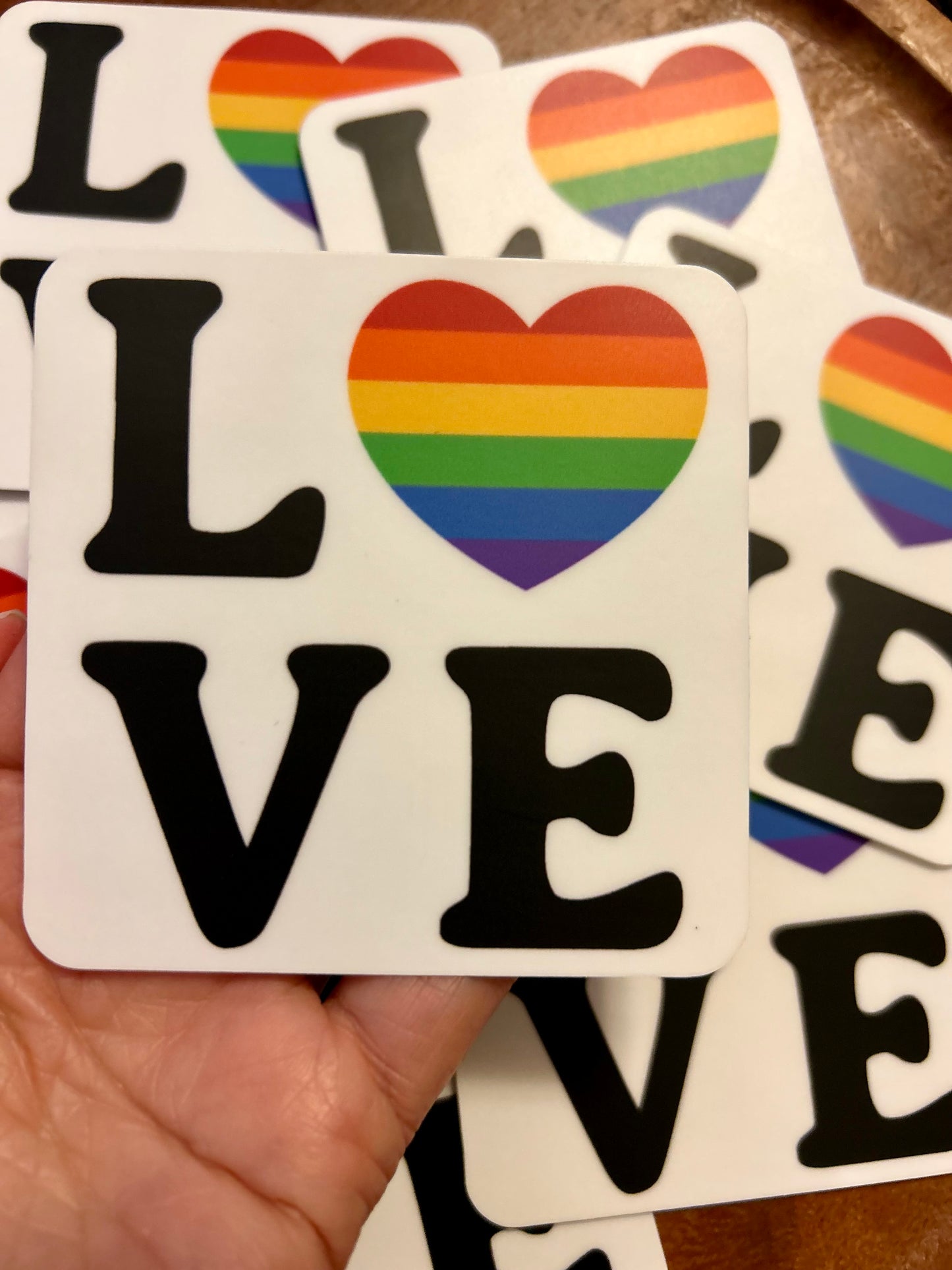 Pride Bold Love sticker