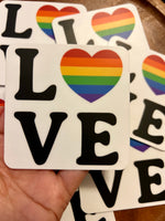 Pride Bold Love sticker