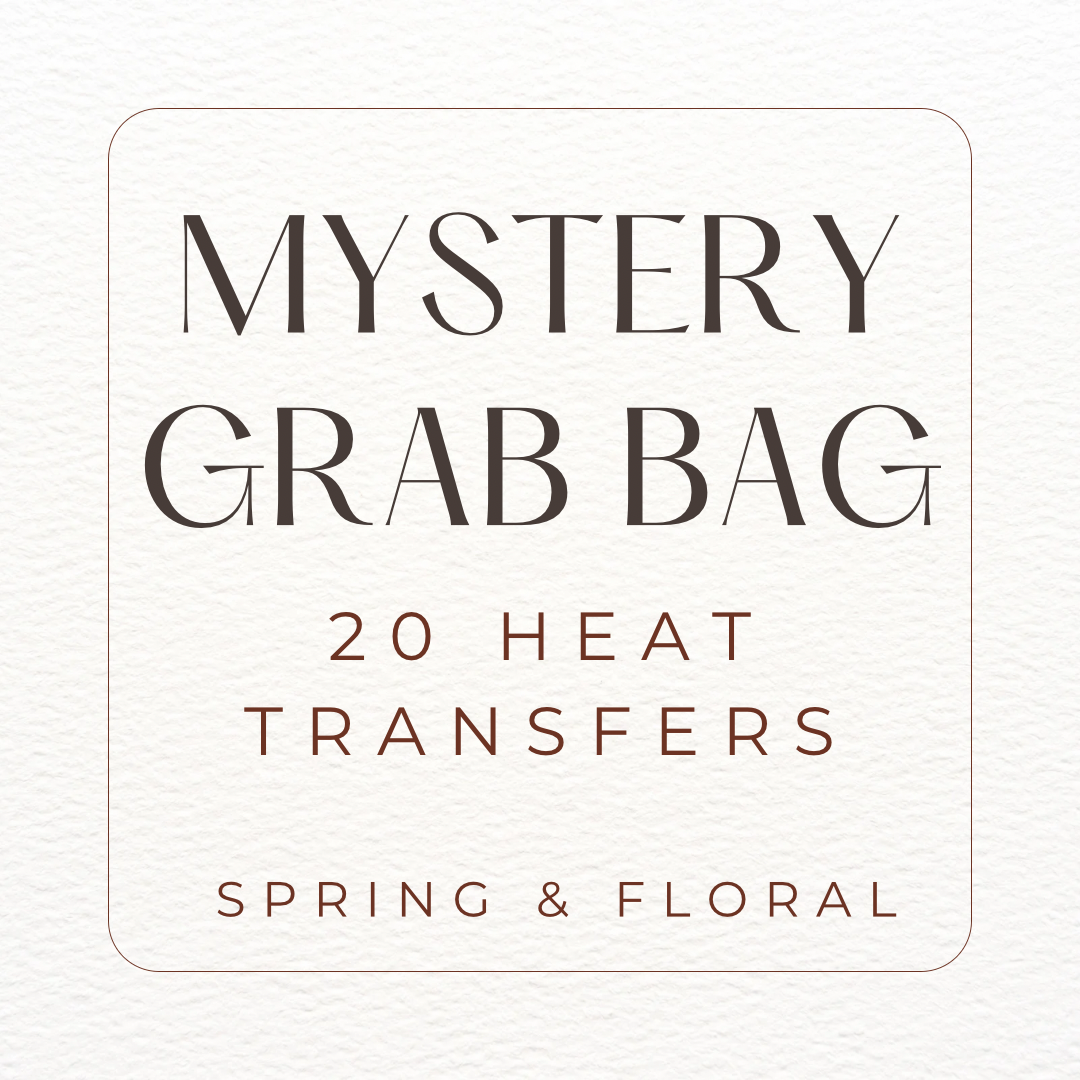 Spring/Floral Mystery Grab Bag • 20 transfers