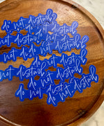 Do not disturb sticker • blue