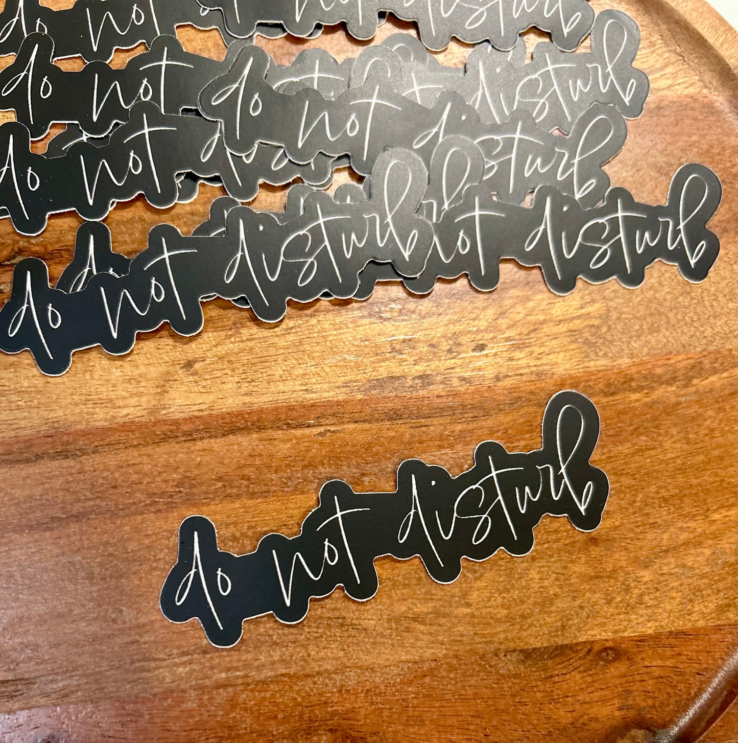 Do not disturb sticker • black