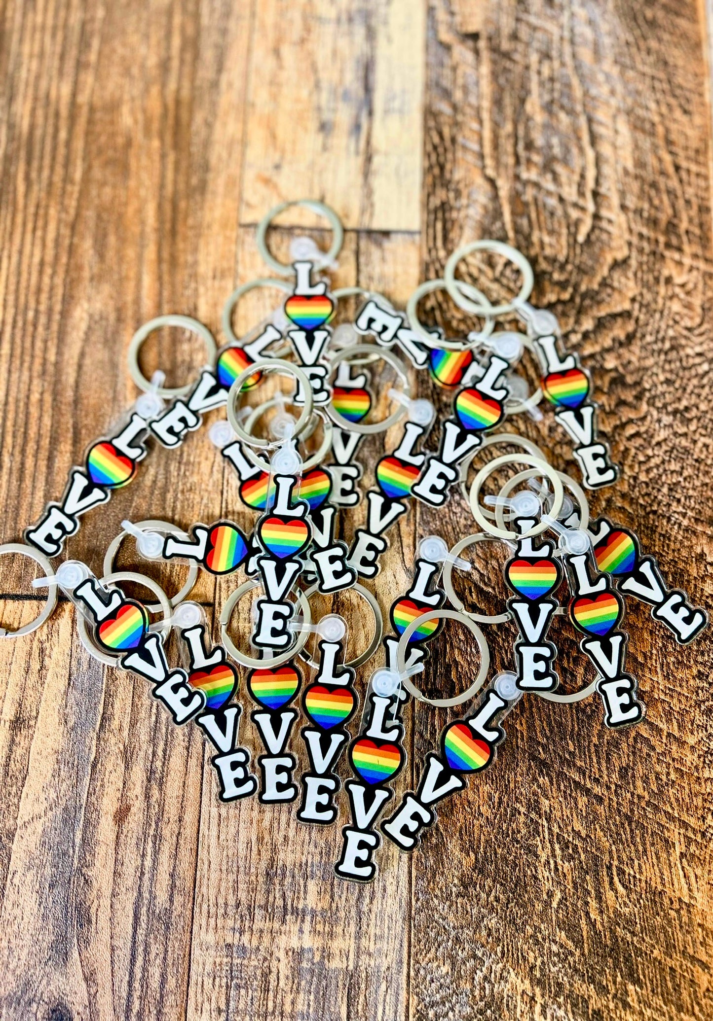 Pride Love keychain