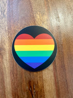 Pride heart sticker