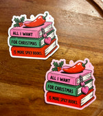 All I want for Christmas is more spicy books sticker