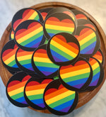Pride heart sticker