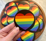 Pride heart sticker