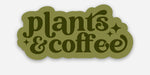 Plants & Coffee Magnet • green