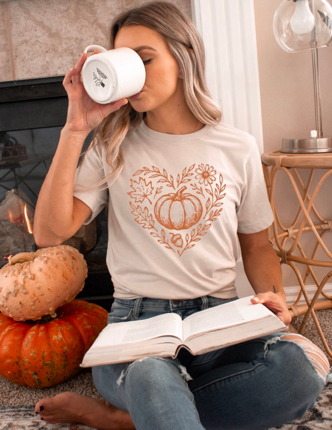 Fall Heart • metallic copper