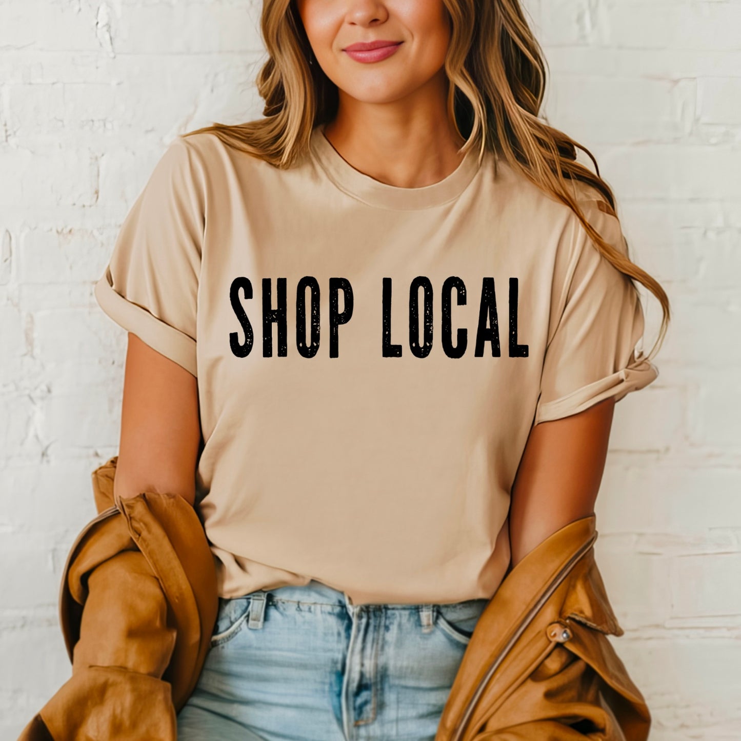 Shop local • distressed