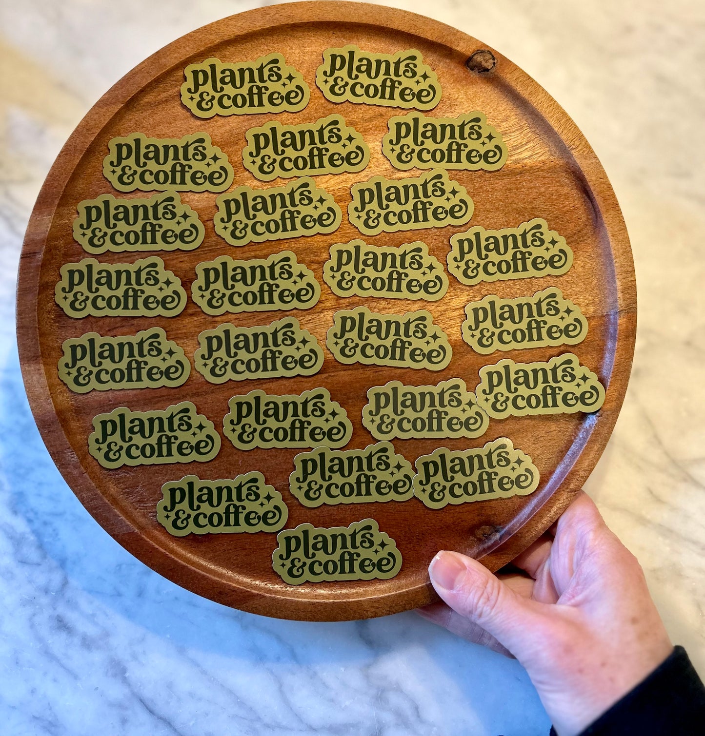 Plants & Coffee Magnet • green