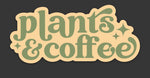 Plants & Coffee Sticker • sage