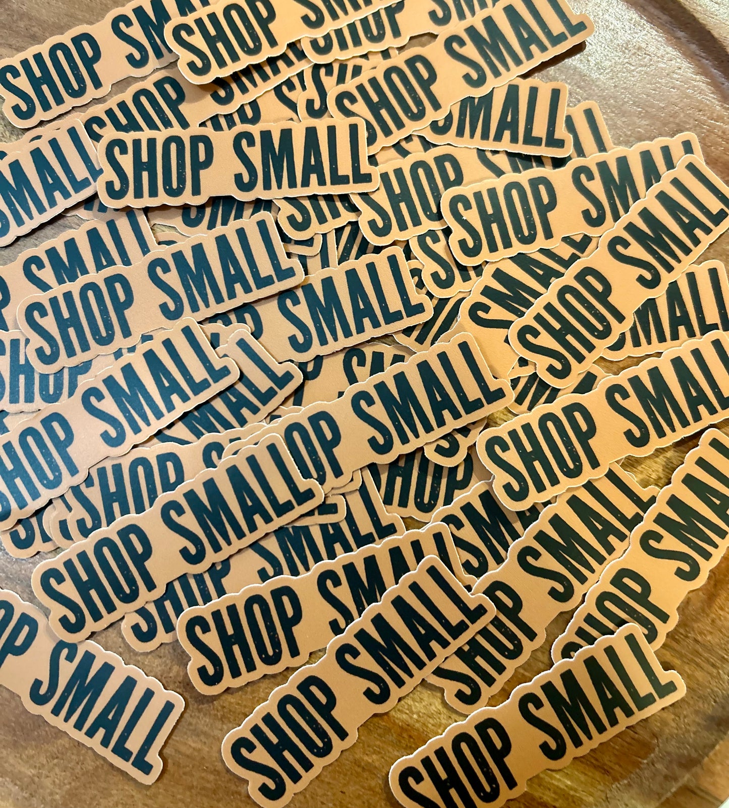 Shop Small Sticker • toasty brown