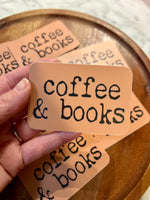 Coffee & books sticker