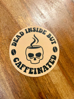 Dead Inside Sticker • tan