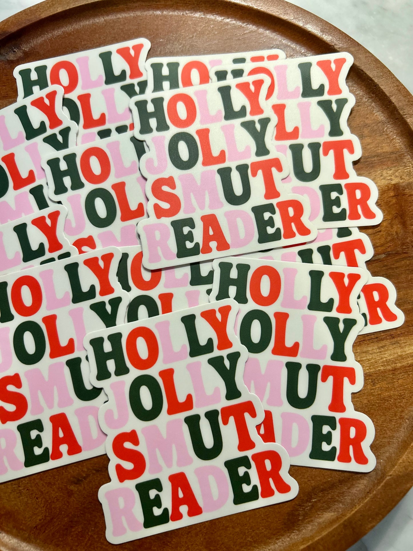 Holly Jolly Smut Reader sticker