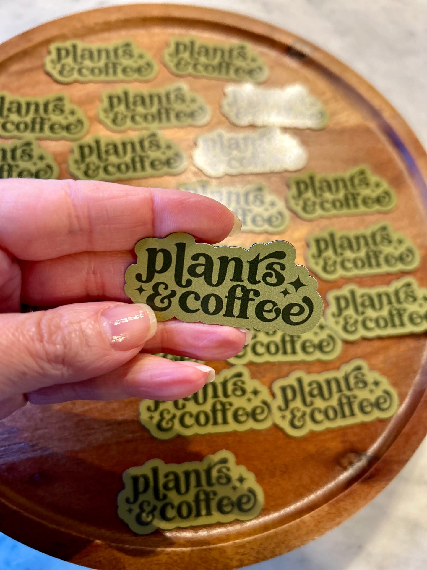 Plants & Coffee Magnet • green
