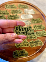 Plants & Coffee Magnet • green