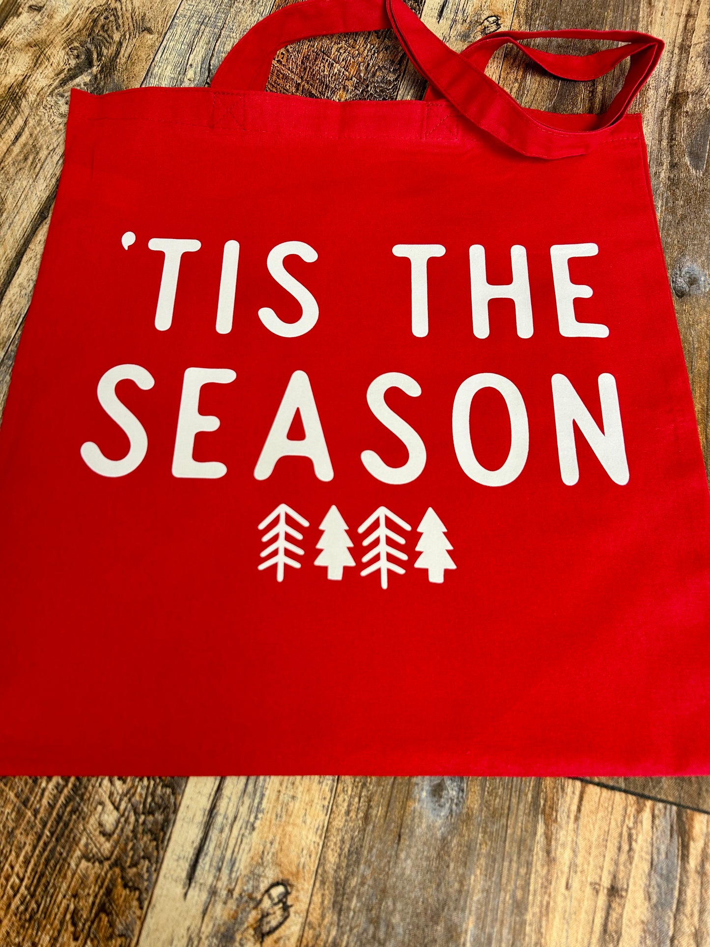 ‘Tis the season Red Tote Bag