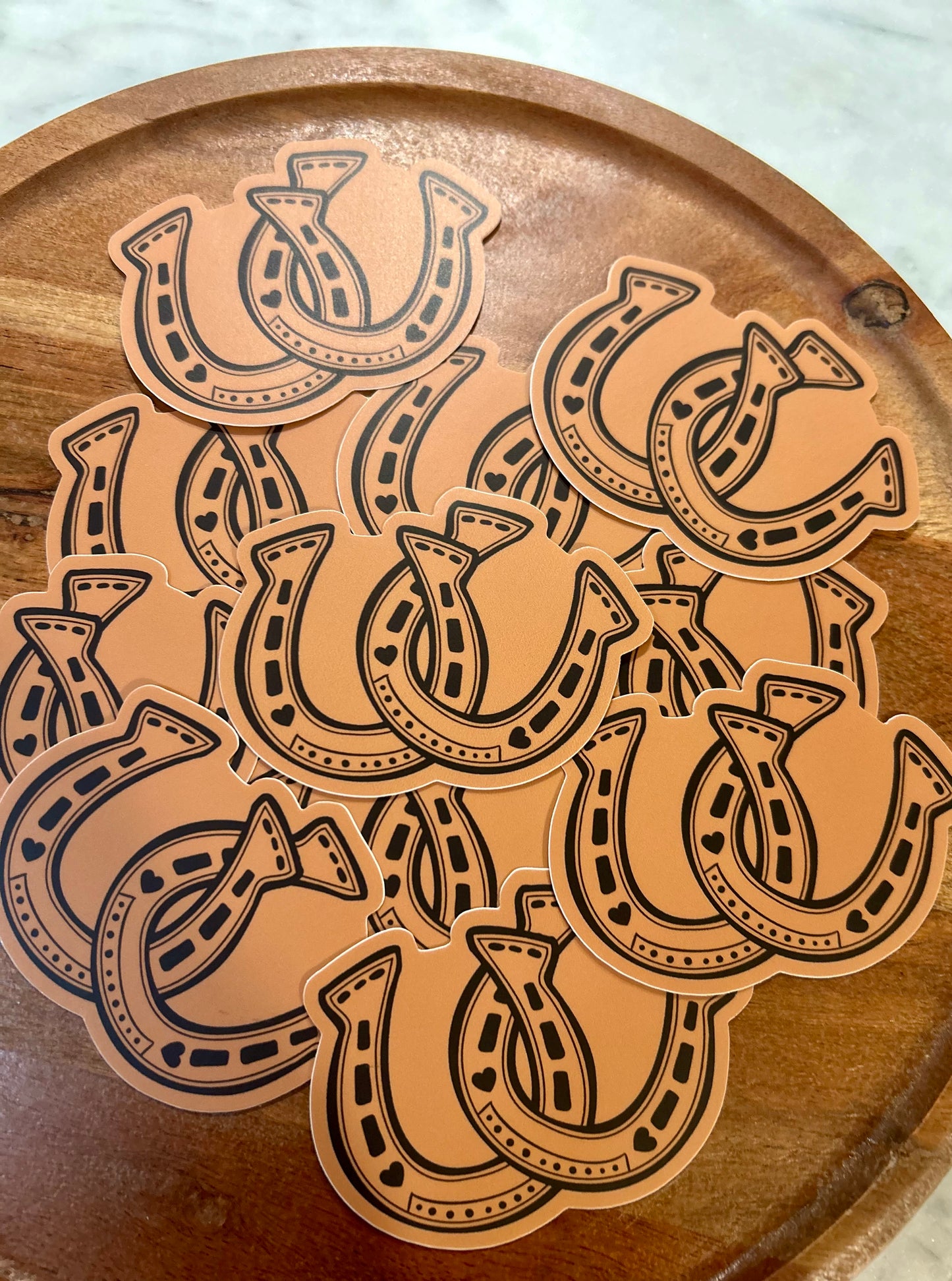 Lucky Horseshoes sticker
