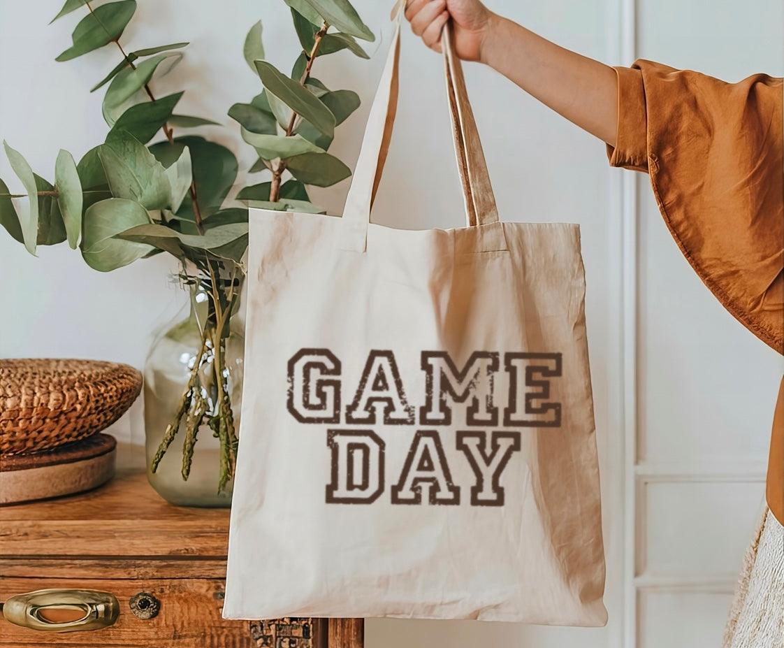 Game Day tote bag • distressed