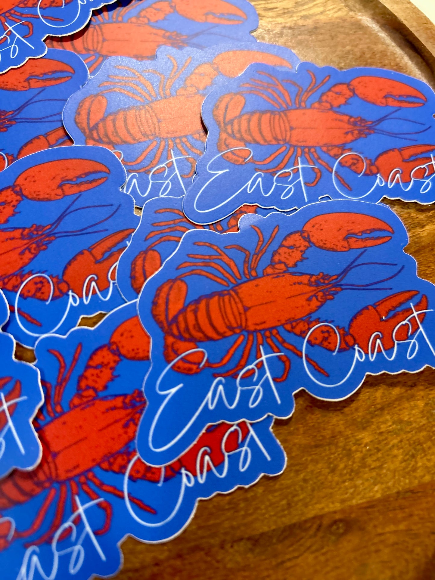 East Coast Lobster sticker • blue