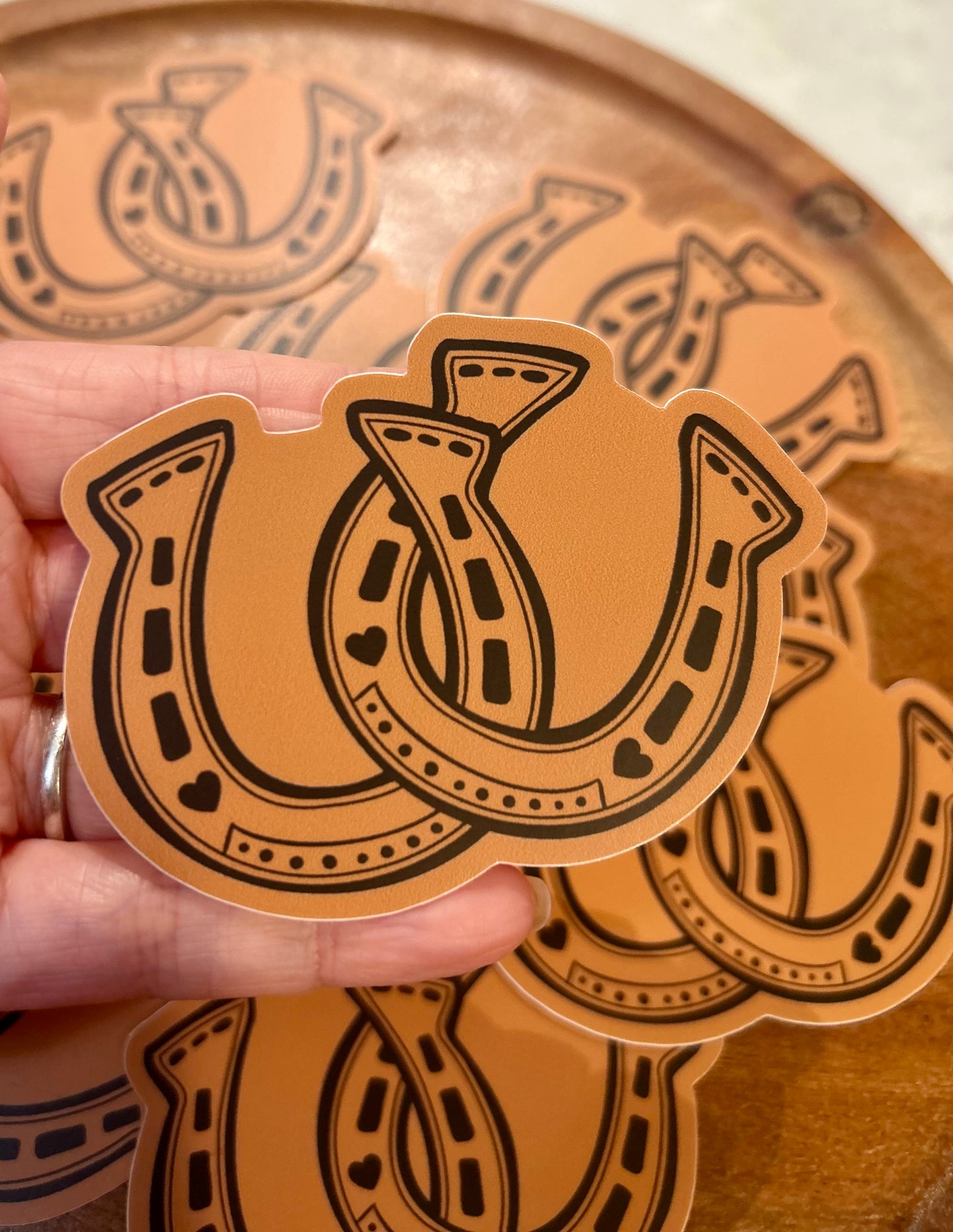 Lucky Horseshoes sticker