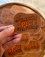 Pumpkin Spice Sticker • brown