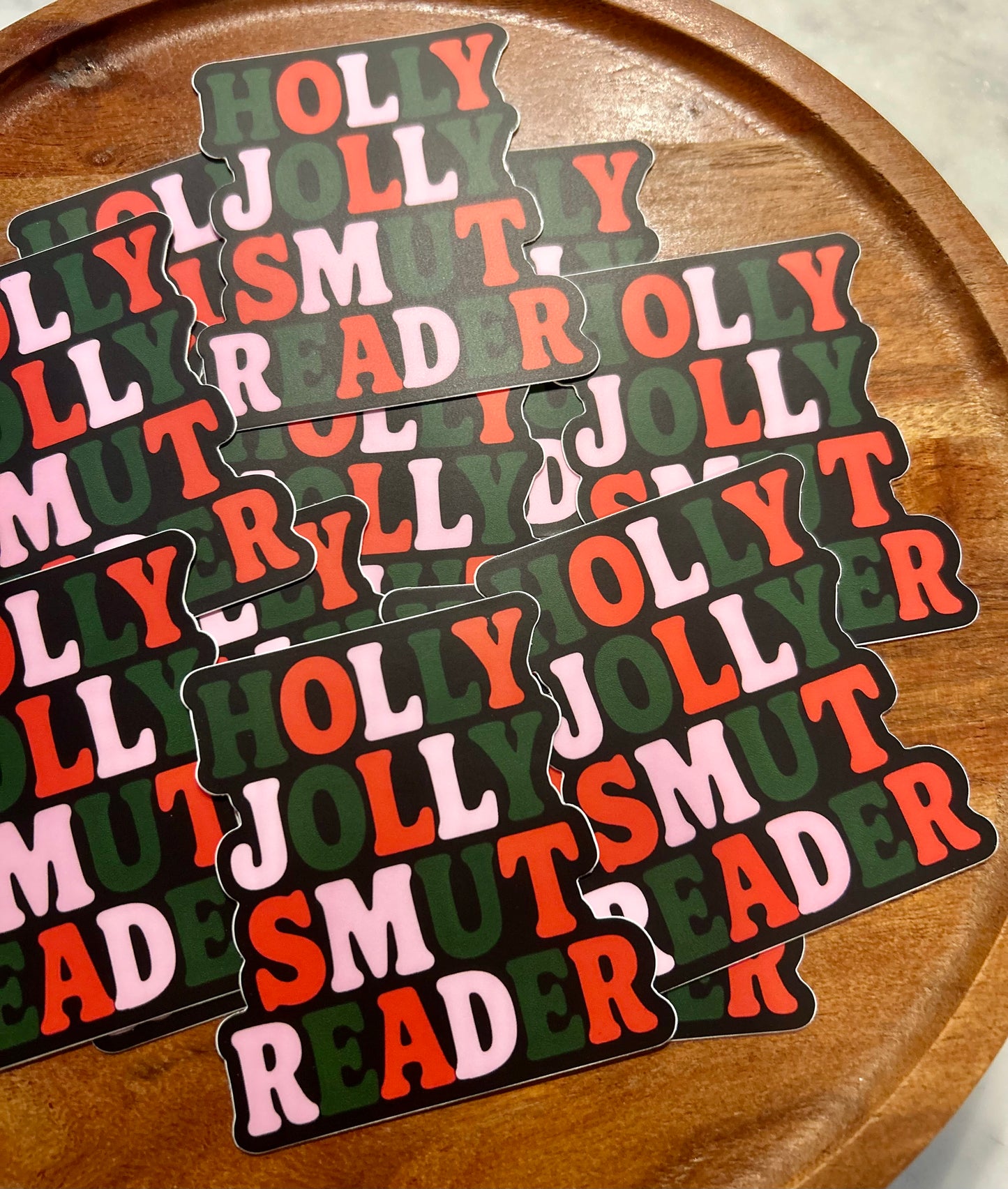 Holly Jolly Smut Reader sticker
