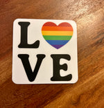 Pride Bold Love sticker