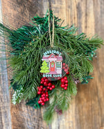 Holiday Book Club ornament