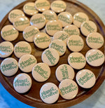Plants & Coffee button • sage