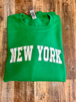 New York • Irish green