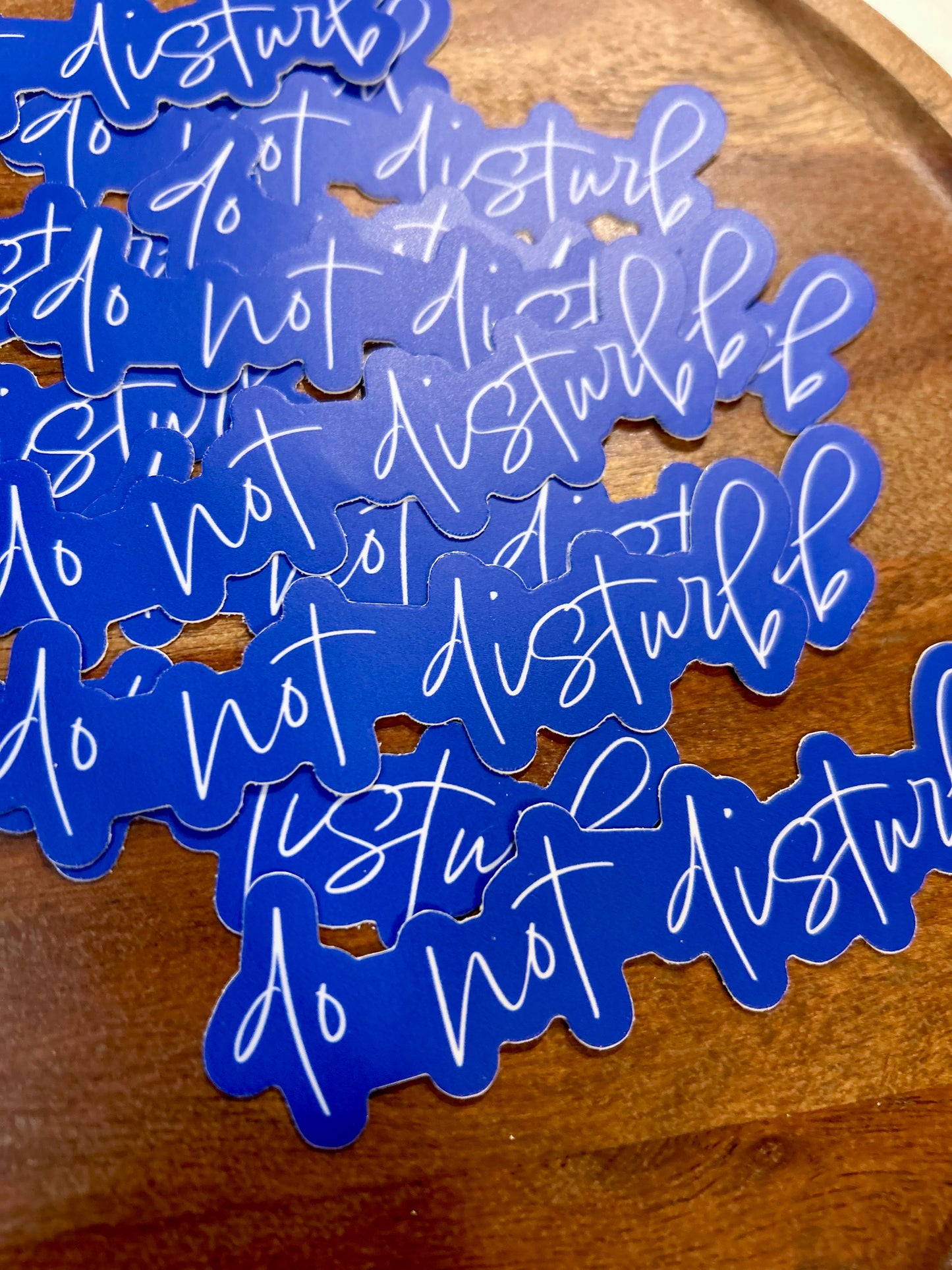 Do not disturb sticker • blue