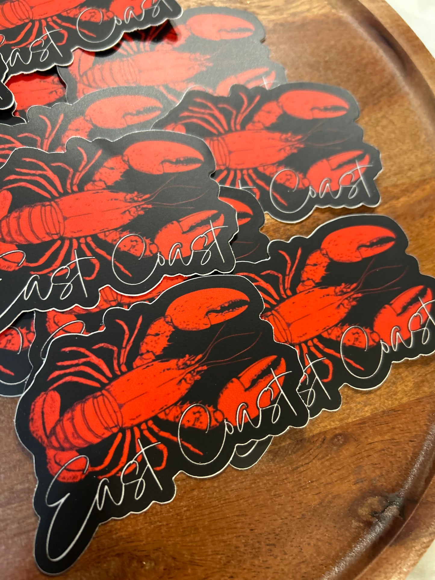 East Coast Lobster sticker • black