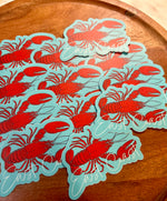 East Coast Lobster sticker • aqua